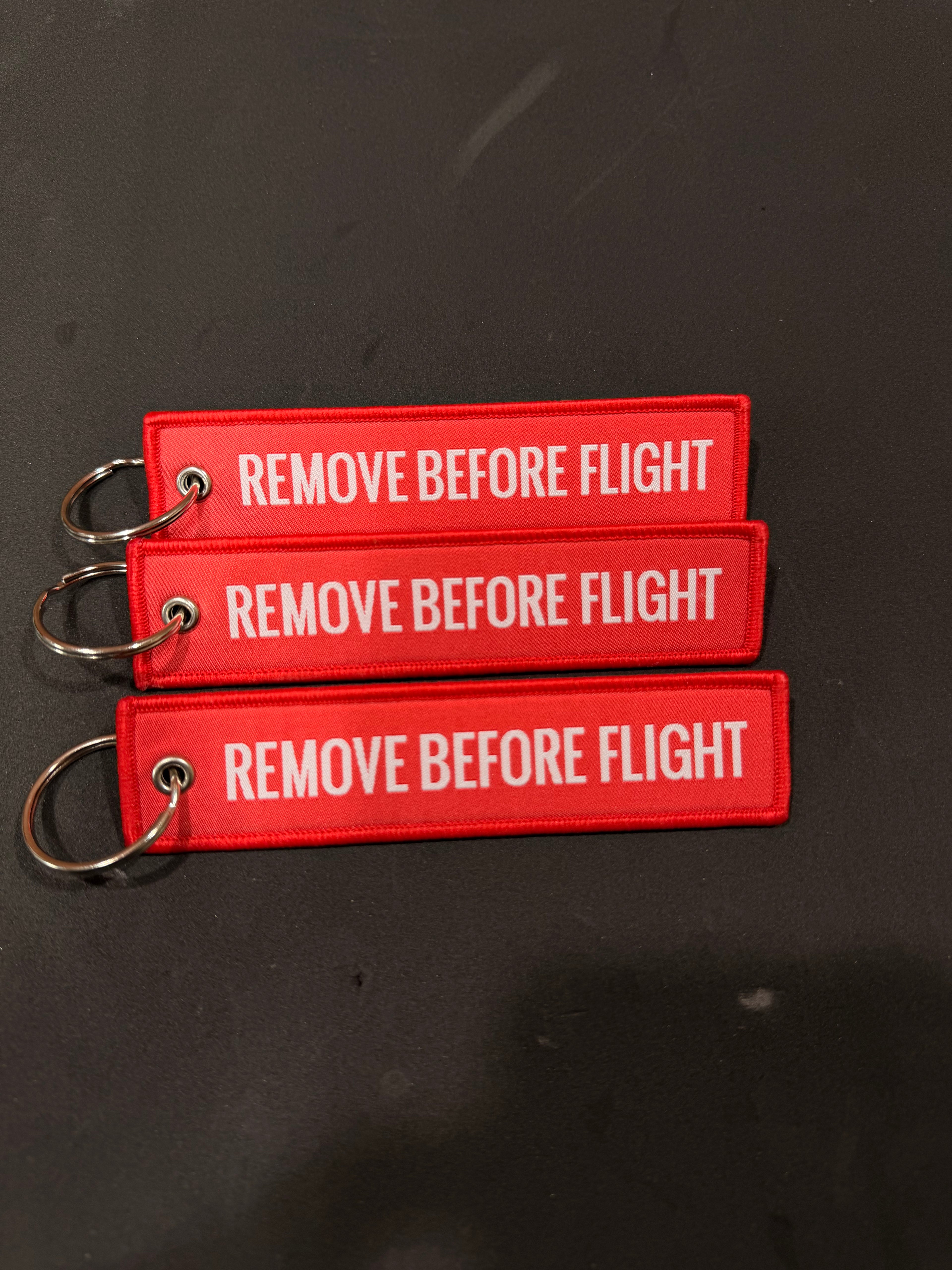 REMOVE BEFORE FLIGHT JET TAG